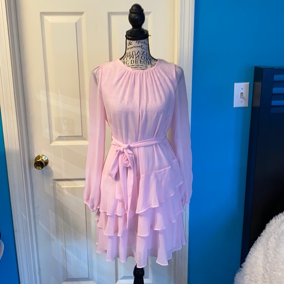 Express Dresses & Skirts - NWOT.  Express pink ruffled dress